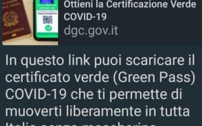 Truffa del Green Pass, attenzione all’ennesimo raggiro su WhatsApp